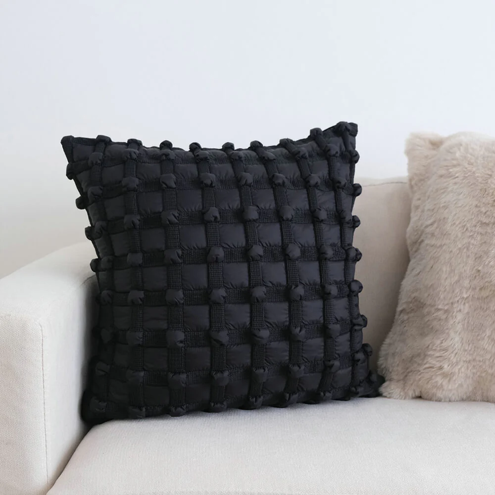 Luxury Fashion Chequered Decorative Lumbar Home Sofa Pillow - Image 6