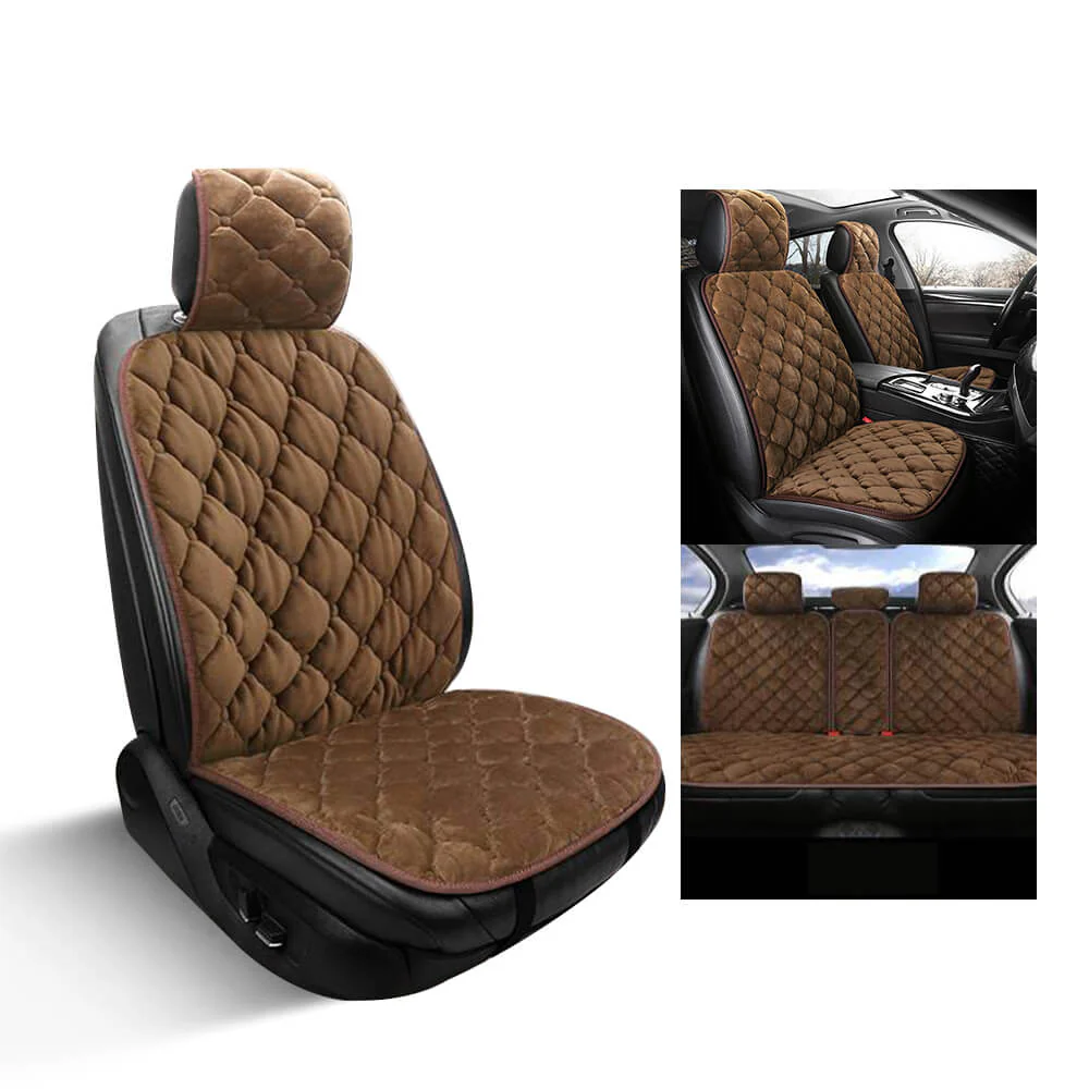 Luxury Plush Warm Thicken Car Seat Cushion - Image 5