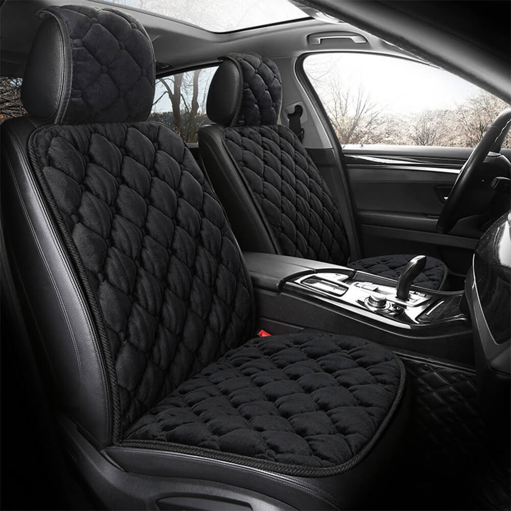 Luxury Plush Warm Thicken Car Seat Cushion - Image 9
