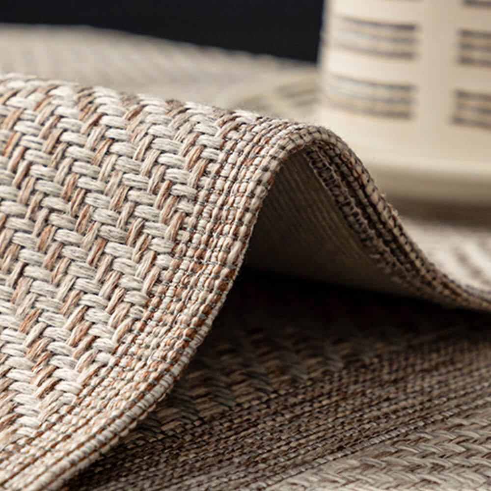 Minimalist Herringbone Weave Breathable Faux Linen All-Season Couch Cover - Image 8