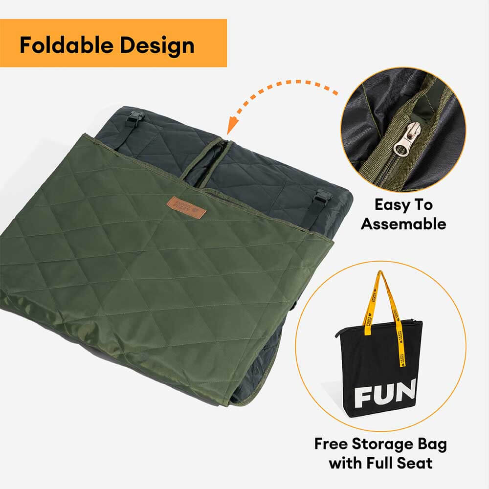 Mobile Bedroom Extra-Large Full Coverage Dog Back Seat Extender - Ideal for Travel & Camping - Image 3