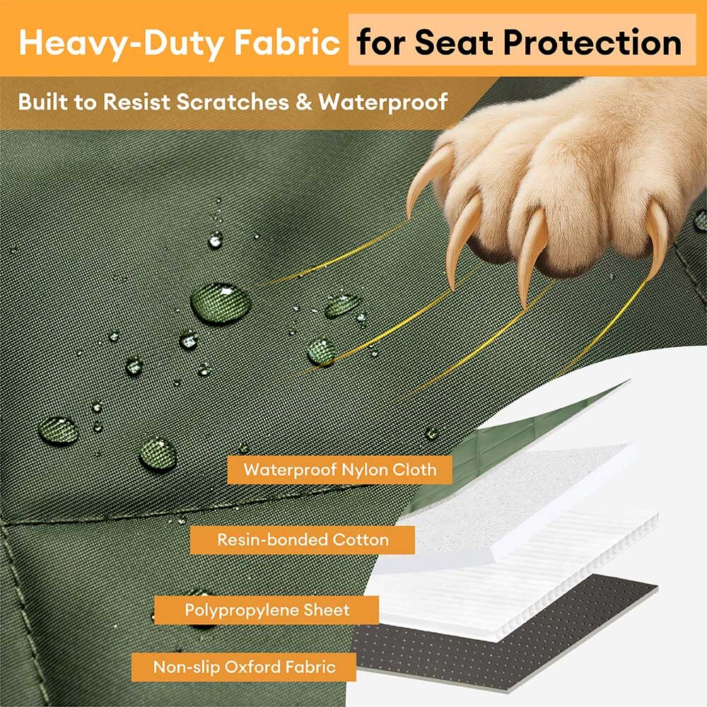 Mobile Bedroom Extra-Large Full Coverage Dog Back Seat Extender - Ideal for Travel & Camping - Image 4