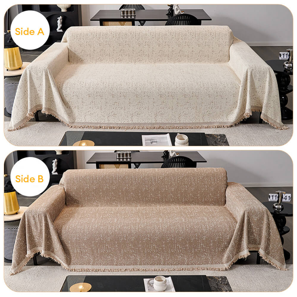 Modern Minimalist Chenille Full Coverage Anti-Cat Scratch Couch Cover - Image 13