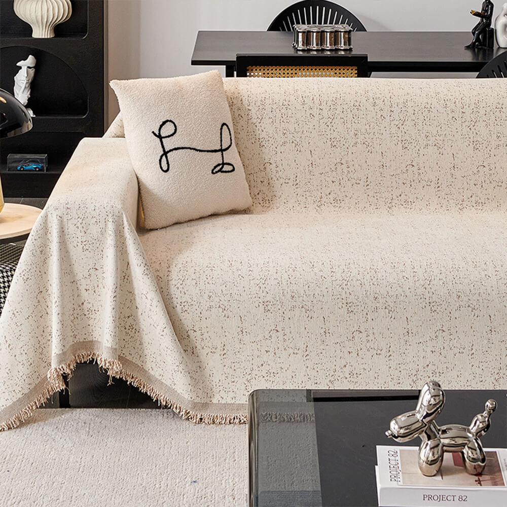 Modern Minimalist Chenille Full Coverage Anti-Cat Scratch Couch Cover - Image 3