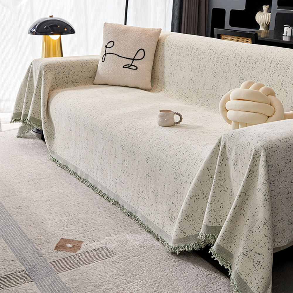 Modern Minimalist Chenille Full Coverage Anti-Cat Scratch Couch Cover - Image 7
