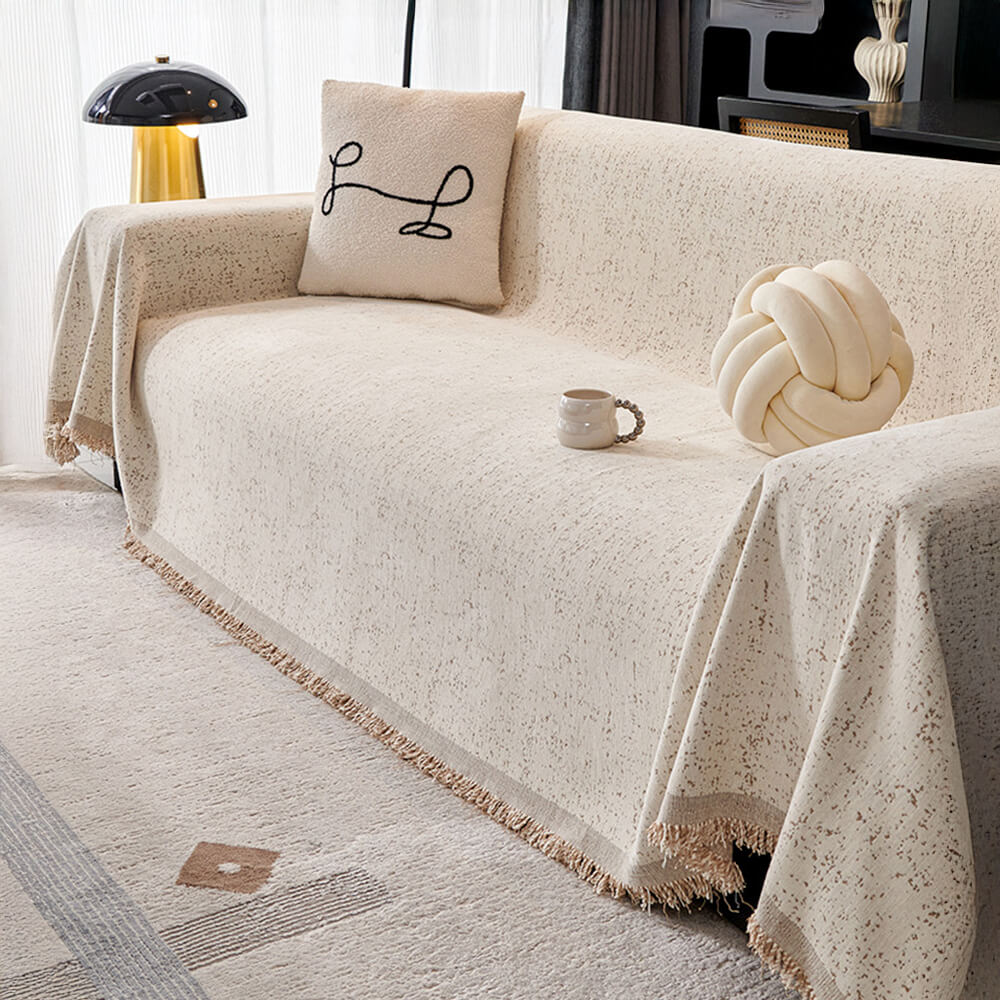 Modern Minimalist Chenille Full Coverage Anti-Cat Scratch Couch Cover - Image 9