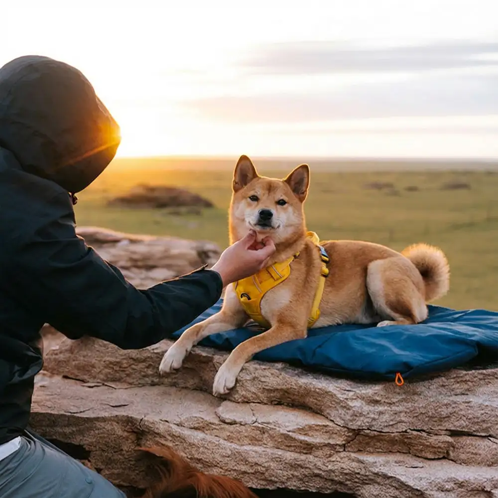 Outdoor Campsite Moisture-Proof And Waterproof Portable Dog Bed - Image 5