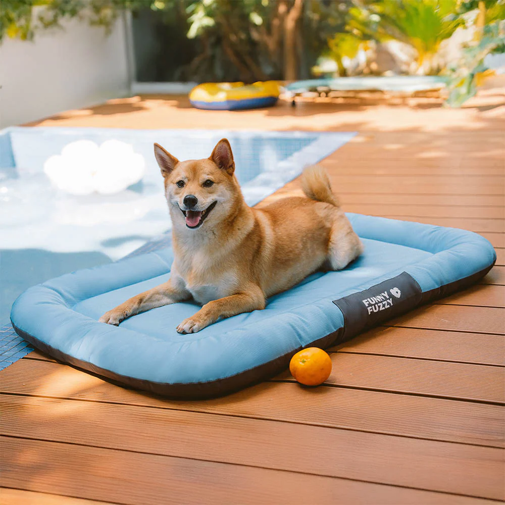 Outdoor Waterproof & Scratch-Resistant Colour-Blocked Orthopaedic Dog Mat - Trek Lounge - Image 11
