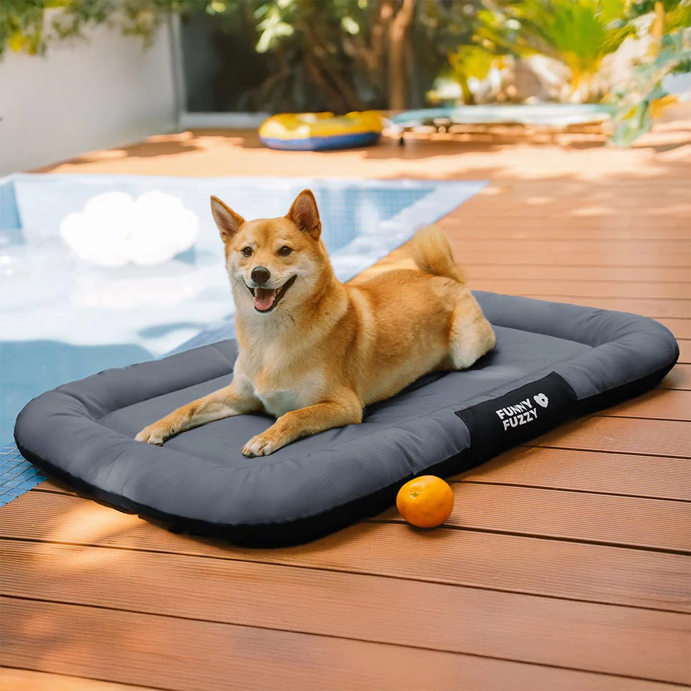 Outdoor Waterproof & Scratch-Resistant Colour-Blocked Orthopaedic Dog Mat - Trek Lounge - Image 15