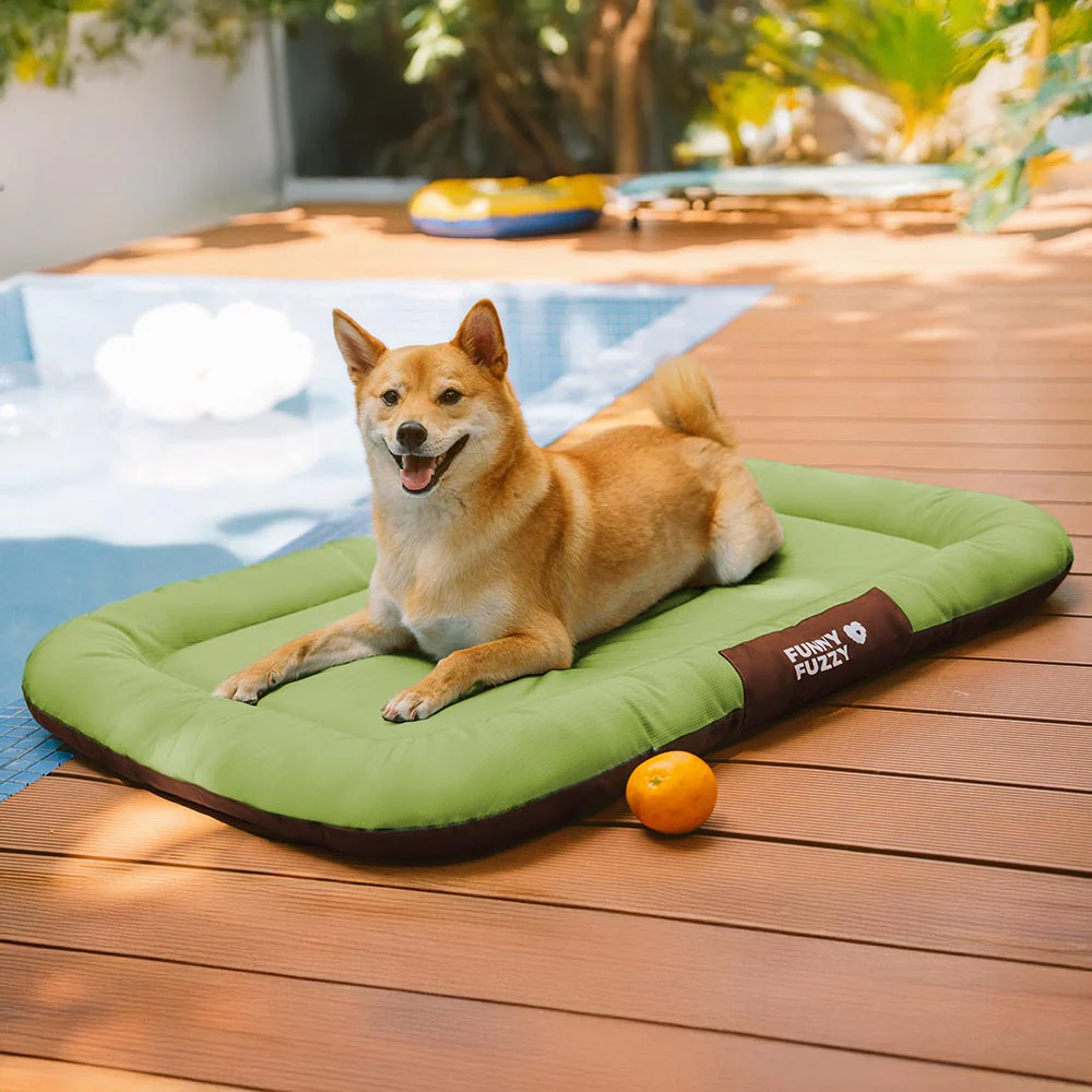 Outdoor Waterproof & Scratch-Resistant Colour-Blocked Orthopaedic Dog Mat - Trek Lounge - Image 18