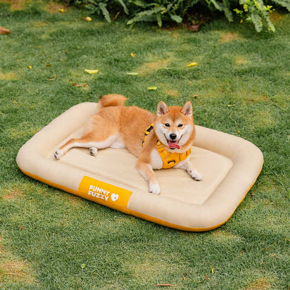 Outdoor Waterproof & Scratch-Resistant Colour-Blocked Orthopaedic Dog Mat - Trek Lounge - Image 2