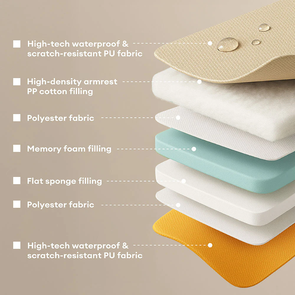 Outdoor Waterproof & Scratch-Resistant Colour-Blocked Orthopaedic Dog Mat - Trek Lounge - Image 4