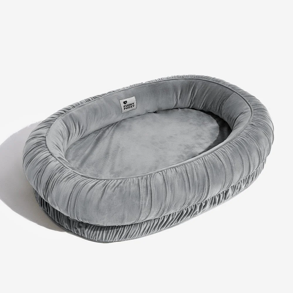 Oval Orthopaedic Support Cosy Sleeping Detachable Dog & Cat Bed - Image 13