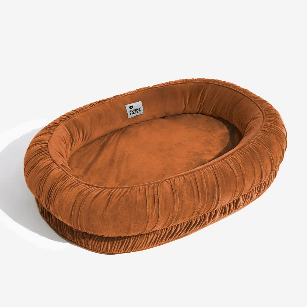Oval Orthopaedic Support Cosy Sleeping Detachable Dog & Cat Bed - Image 15