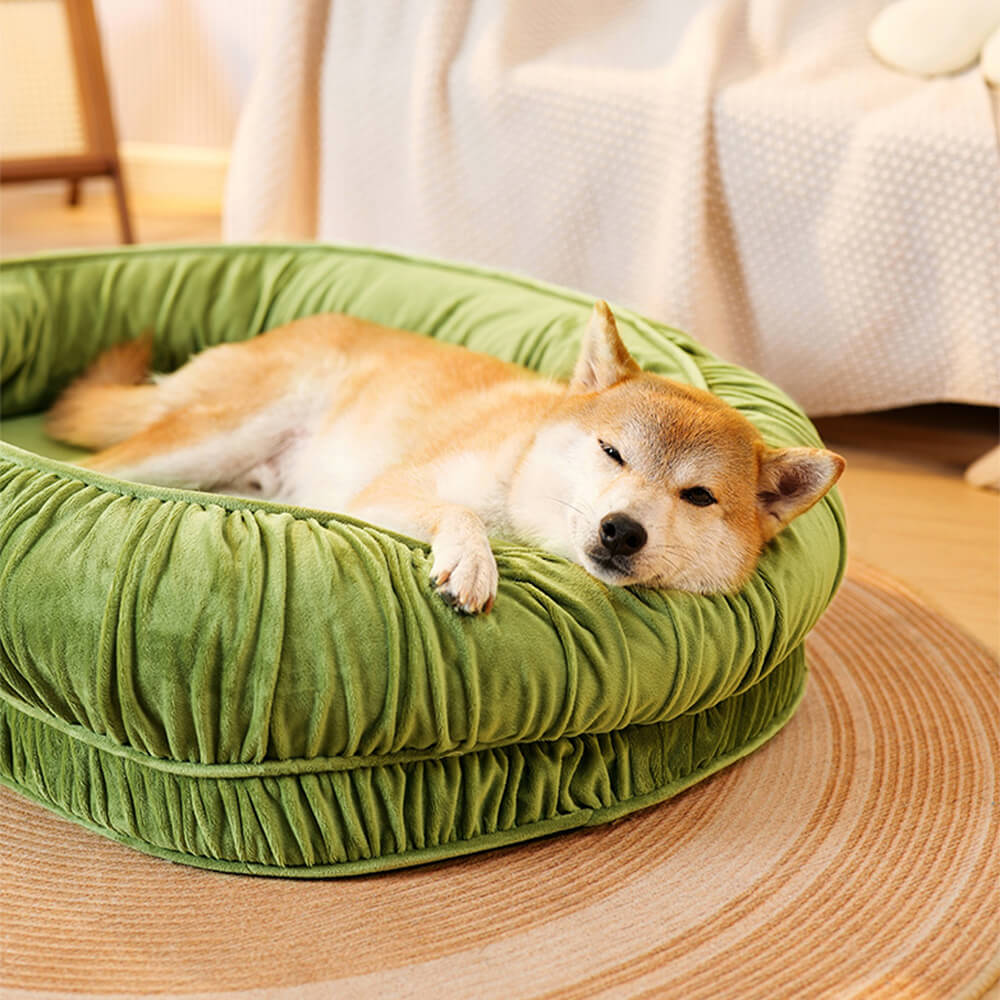 Oval Orthopaedic Support Cosy Sleeping Detachable Dog & Cat Bed - Image 3