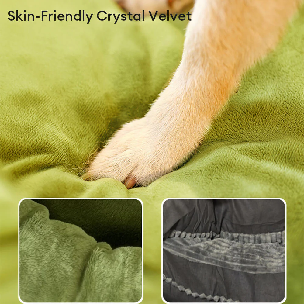 Oval Orthopaedic Support Cosy Sleeping Detachable Dog & Cat Bed - Image 7