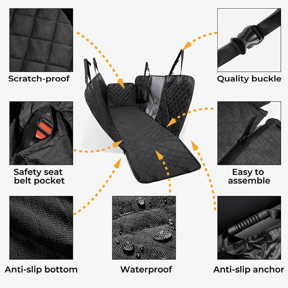 Oxford Fabric Multifunctional Dog Car Seat Cover - Image 5