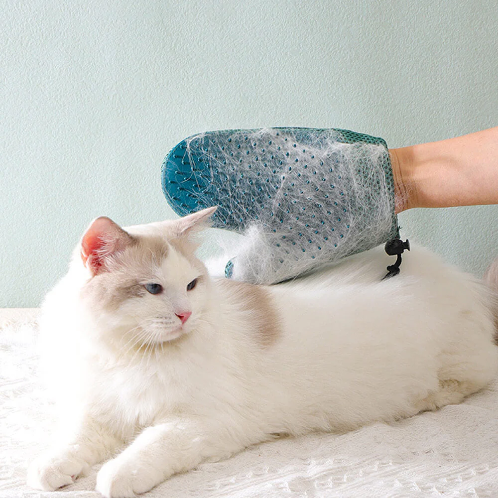Pet Grooming Glove - Silicone Double Sides Pet Floating Brush - Image 2