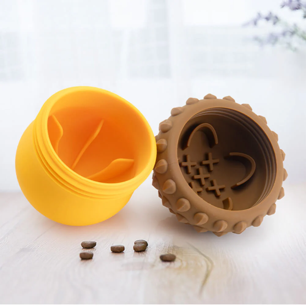 Pine cone Shape Interactive Leaking Food Ball Slow Feeder Dog Toy - Image 4