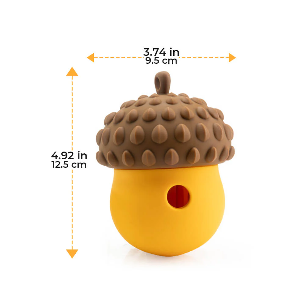 Pine cone Shape Interactive Leaking Food Ball Slow Feeder Dog Toy - Image 6