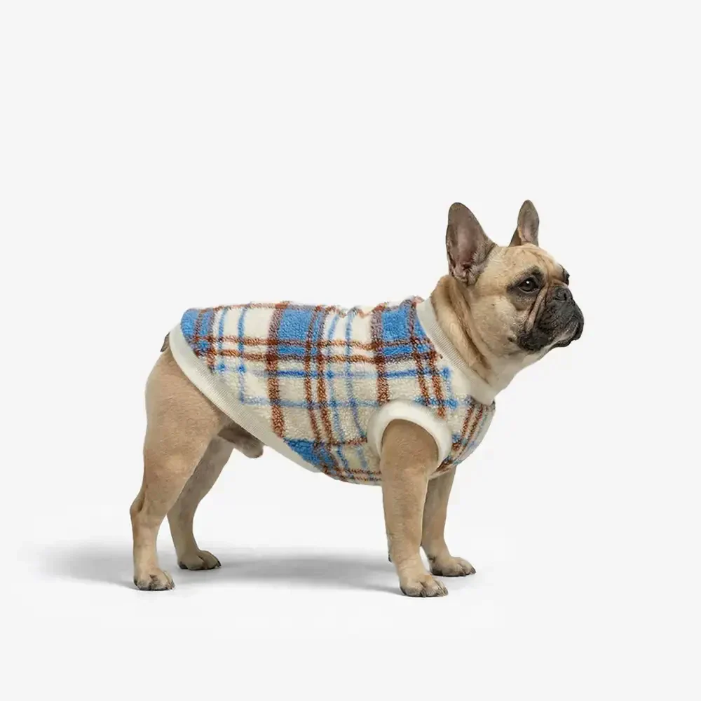 Plaid Comfortable Warm Plush Dog Jumper Suitable For All Breeds of Dogs - Image 4