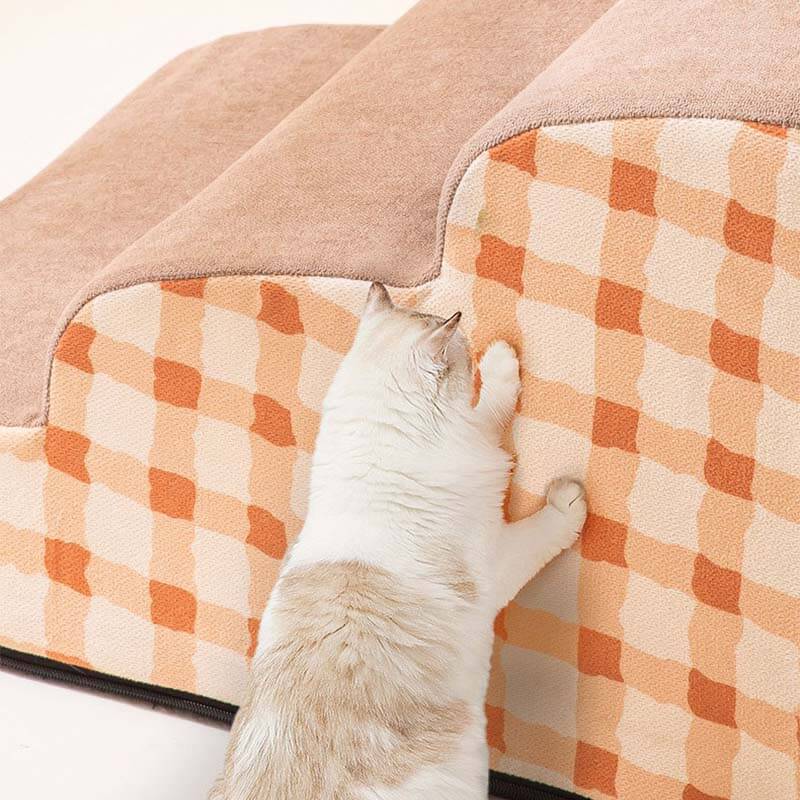 Plain Pattern Pet Climbing Ladder Removable Dog Stairs - Image 10