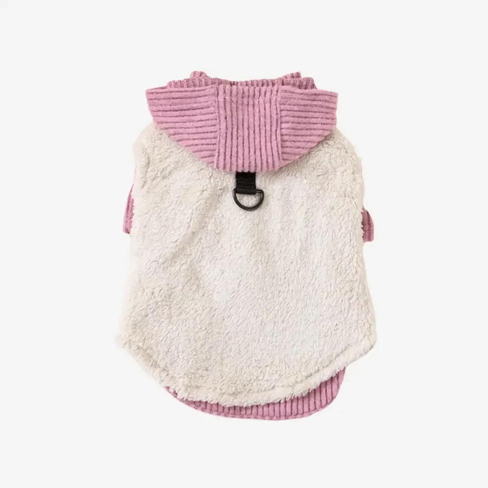 Plush Coat & Matching Turtleneck Jumper Two-Piece Dog Outfit Set - Image 10
