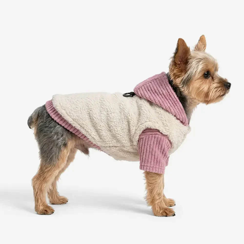 Plush Coat & Matching Turtleneck Jumper Two-Piece Dog Outfit Set - Image 8