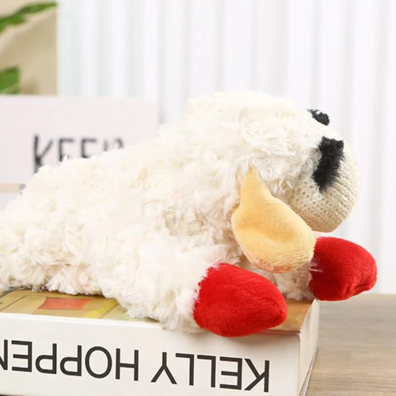 Plush Lamb Squeaker Toy Dog Interactive Toy-Limited Quantity - Image 5