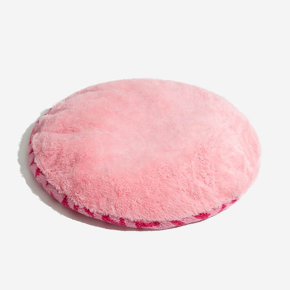 Plush Retreat Chevron Cat Bed-The Warm Hugger - Image 4