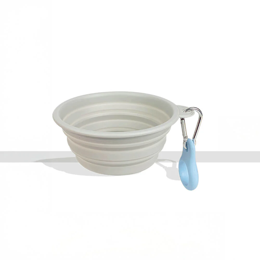 Portable Foldable Expandable Silicone Dog Food & Water Bowl - Image 3