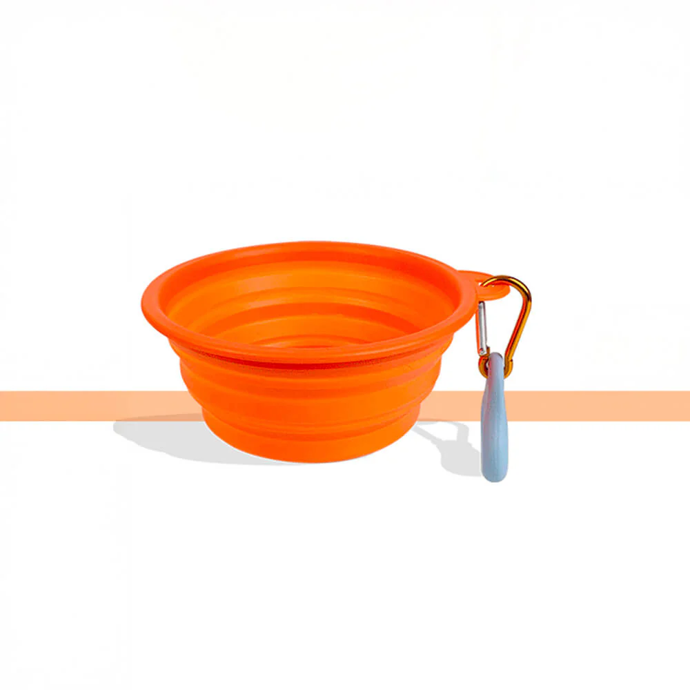 Portable Foldable Expandable Silicone Dog Food & Water Bowl - Image 4