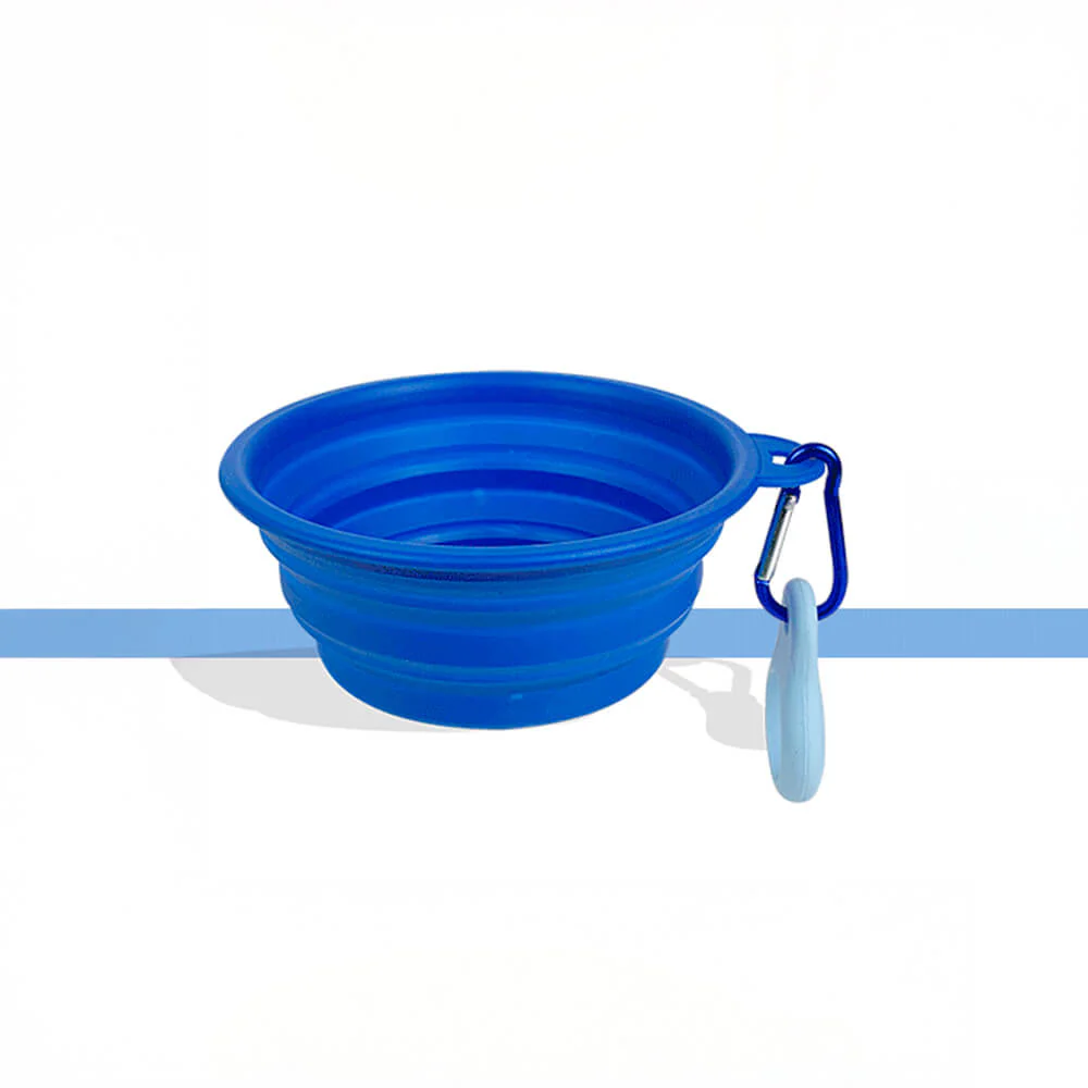 Portable Foldable Expandable Silicone Dog Food & Water Bowl - Image 5