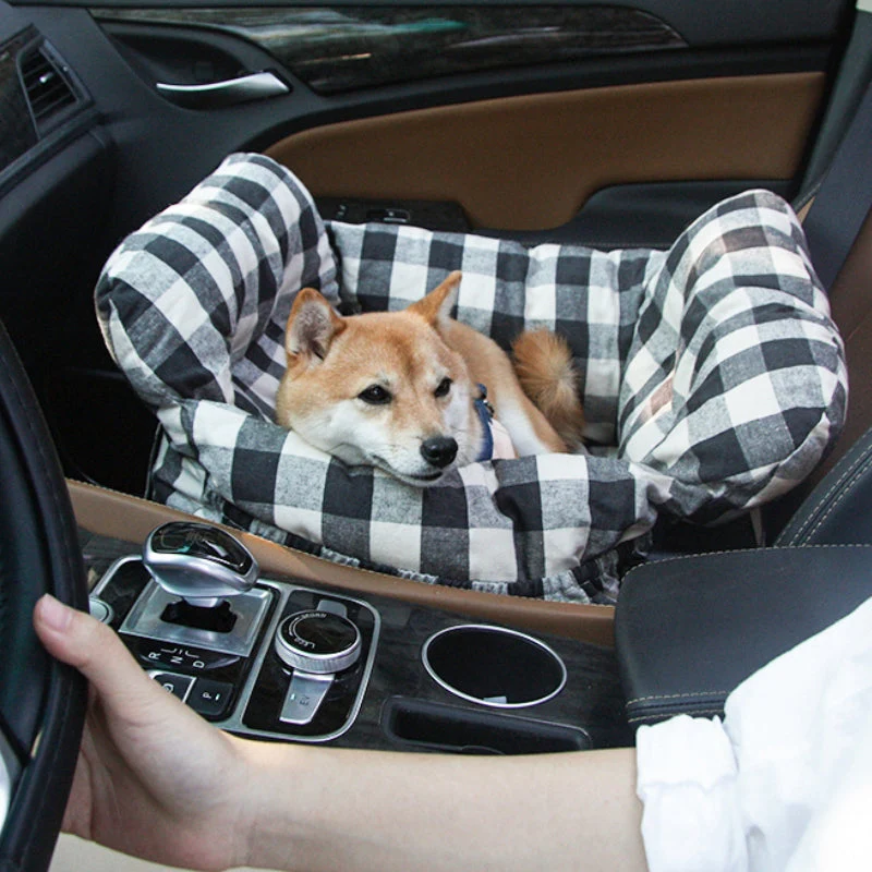 Portable Leisure Outing Pet Booster Large Dog Car Seat Bed - Image 12