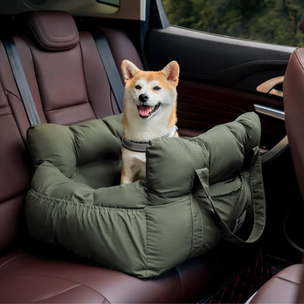 Portable Leisure Outing Pet Booster Large Dog Car Seat Bed - Image 19