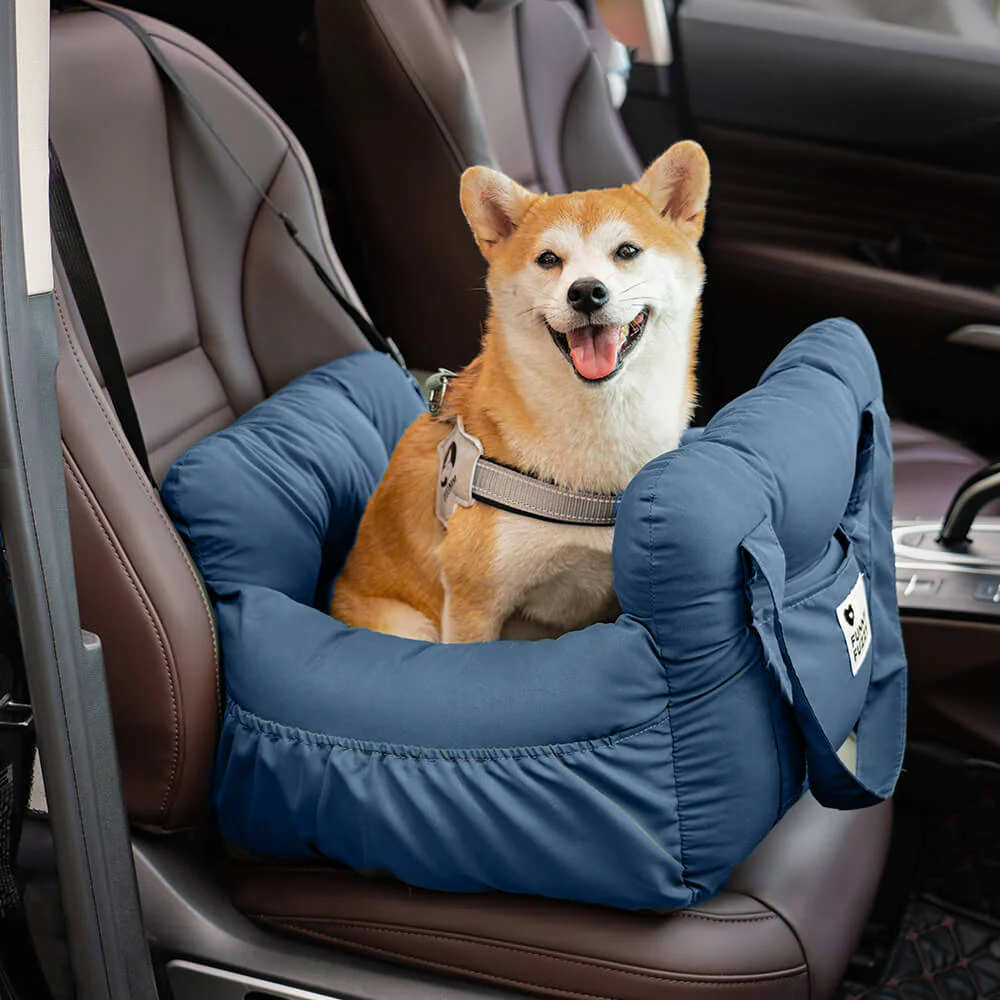 Portable Leisure Outing Pet Booster Large Dog Car Seat Bed - Image 20