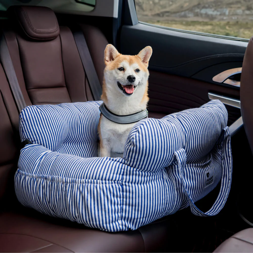Portable Leisure Outing Pet Booster Large Dog Car Seat Bed - Image 4
