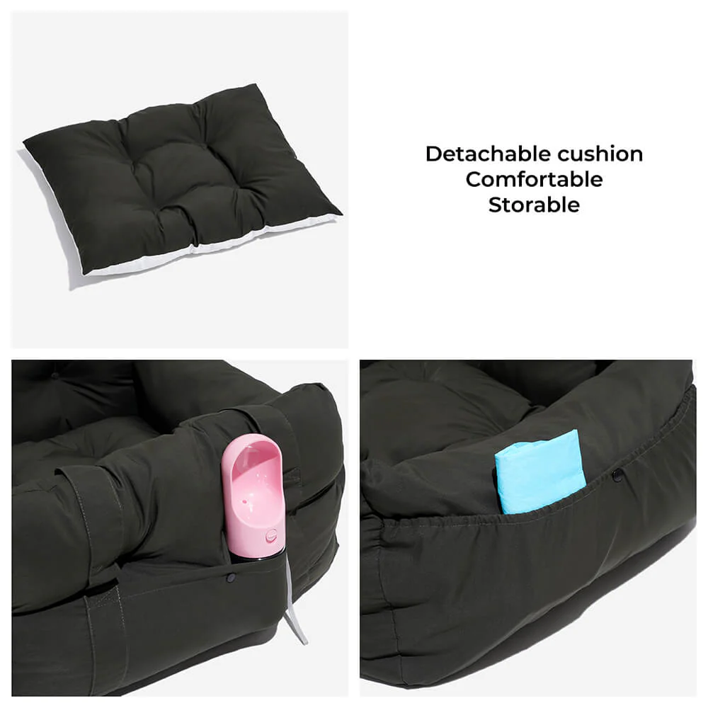 Portable Leisure Outing Pet Booster Large Dog Car Seat Bed - Image 6