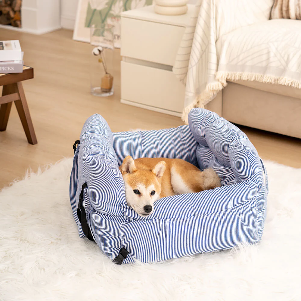 Portable Leisure Outing Pet Booster Large Dog Car Seat Bed - Image 8