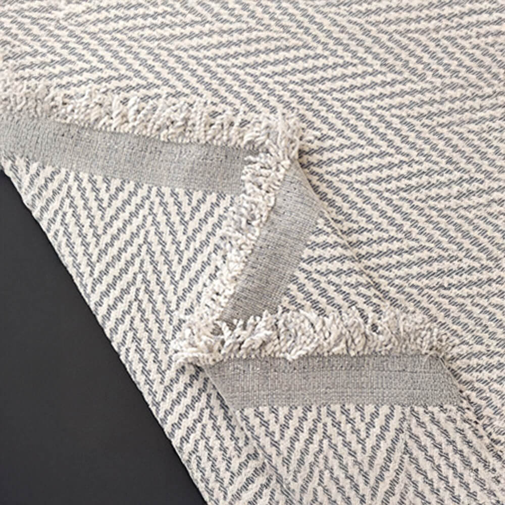Premium Herringbone Chenille Fringe Full Coverage Couch Cover - Image 8