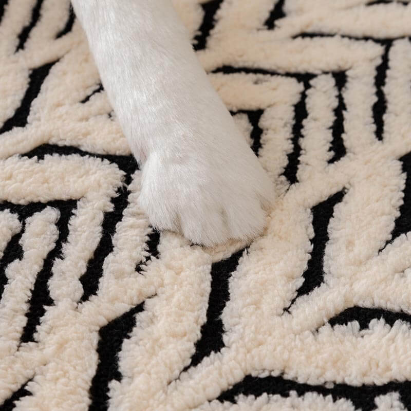Premium Warm Wheat-Ear Plush Anti-Slip Anti-Scratch Couch Cover - Image 4