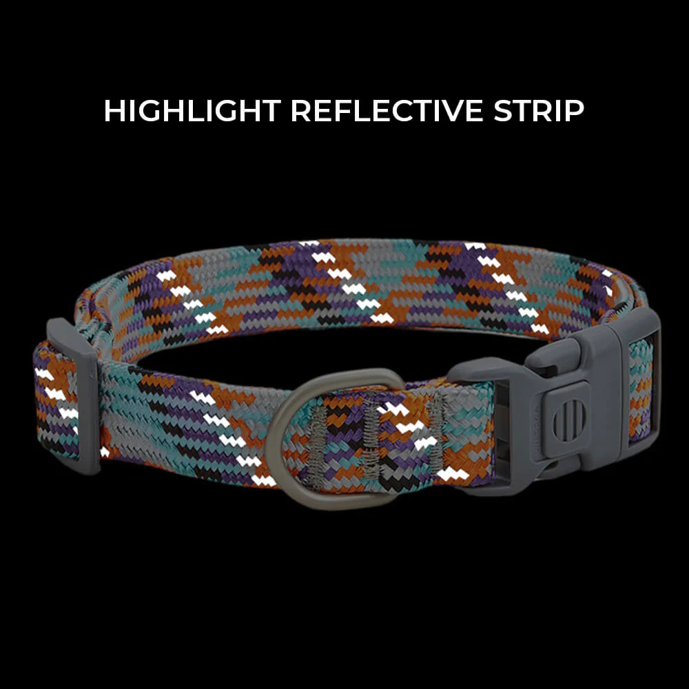 Reflective Weave Adjustable Anti Pull Dog Collar and Lead - Image 5