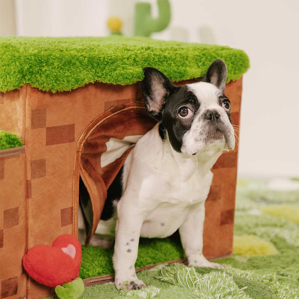 Retro Pixel Handcrafted Foldable Pet Stairs With Storage - Blocky PawGame - Image 5