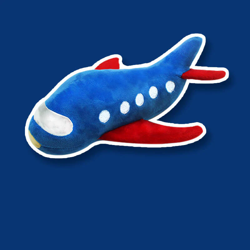Rocket Plane Toy Playful Squeaky Toy Dog Chew Toy - Image 3