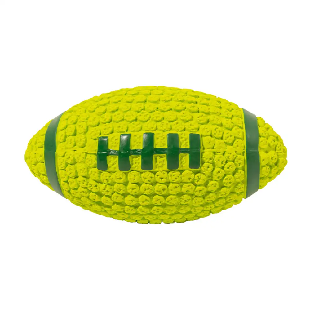 Rugby Dog Chew Toy with Squeaky - Image 8