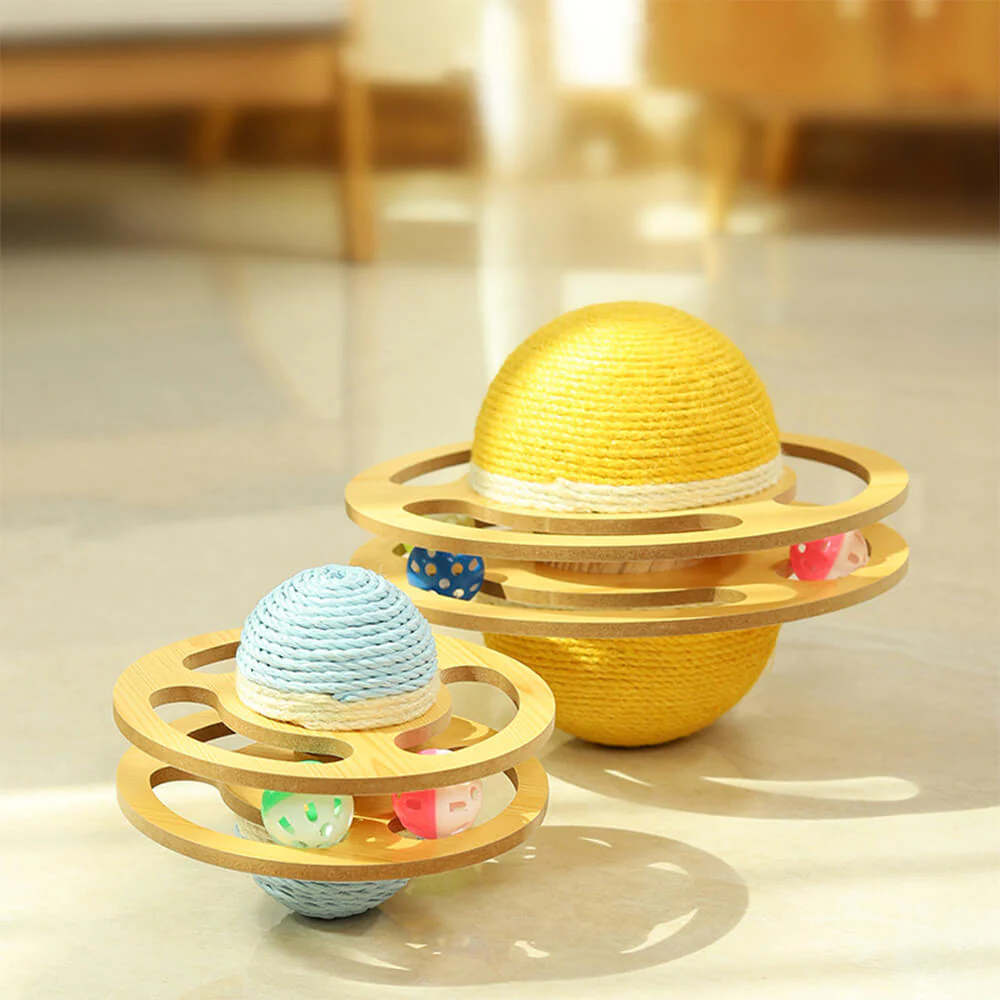 Sisal Scratching Ball Interactive Cat Toy - Image 4