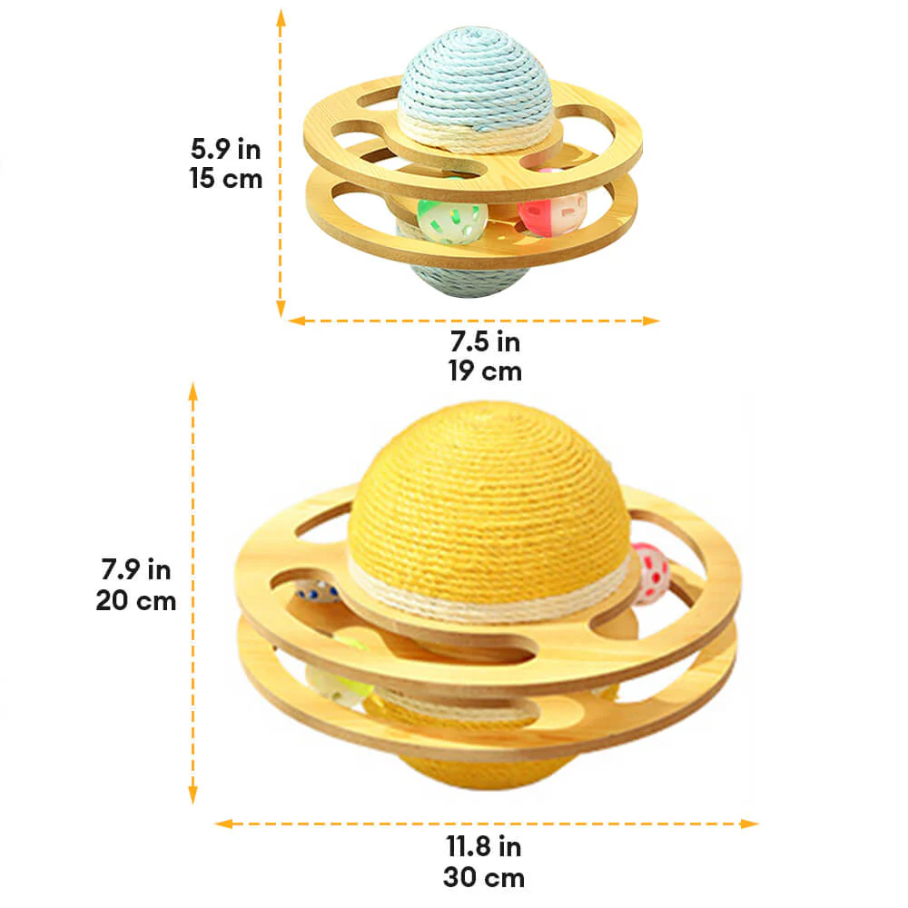 Sisal Scratching Ball Interactive Cat Toy - Image 9