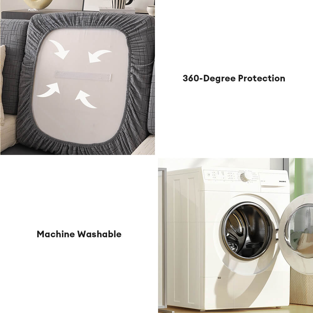 Skin-Friendly Jacquard Plush Breathable Sweat-Absorbent Full-Cover Magic Couch Cover - Image 10
