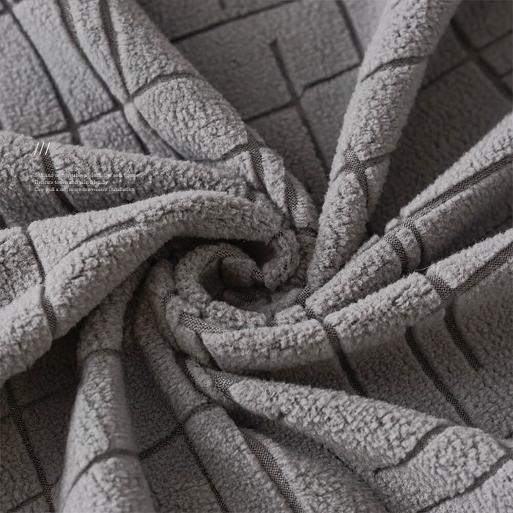 Skin-Friendly Jacquard Plush Breathable Sweat-Absorbent Full-Cover Magic Couch Cover - Image 8