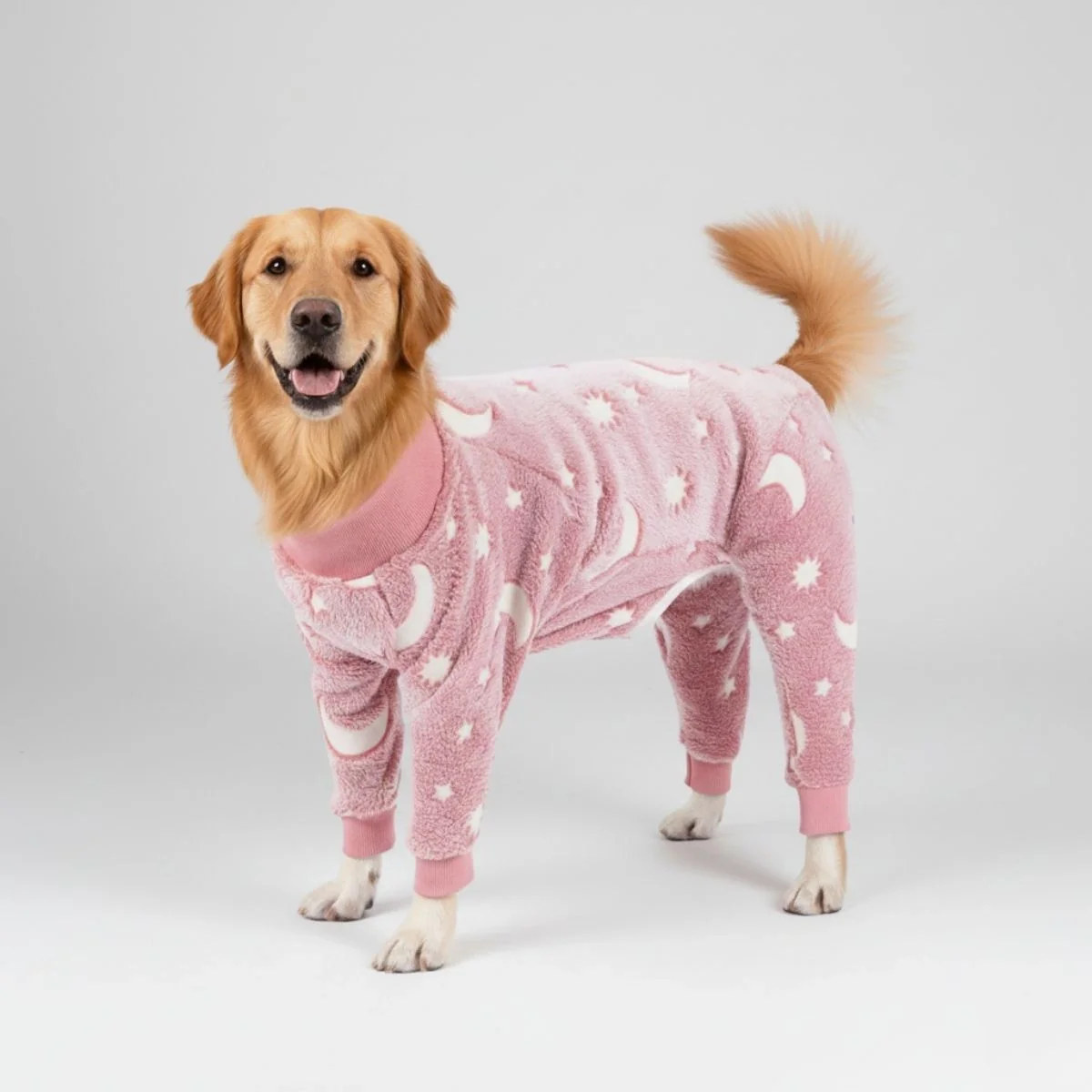Soft and Cosy Moon & Stars Dog Pyjamas - Perfect for Year-Round Comfort - Image 8